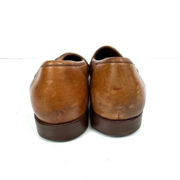 Paragon Mens 7.5 Brown Patchwork Leather Handcrafted Brazil Slip On Loafer Shoes - Picture 4 of 9